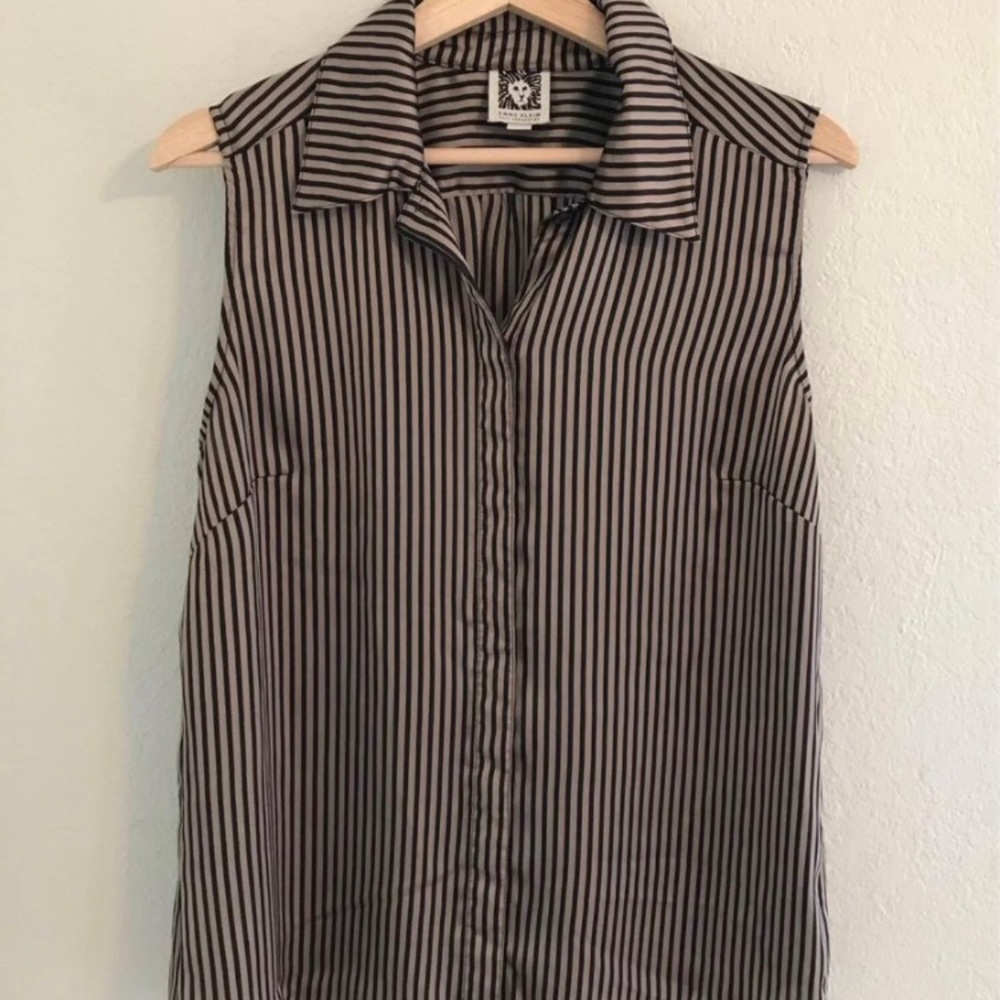 vintage Anne Klein silk shirt